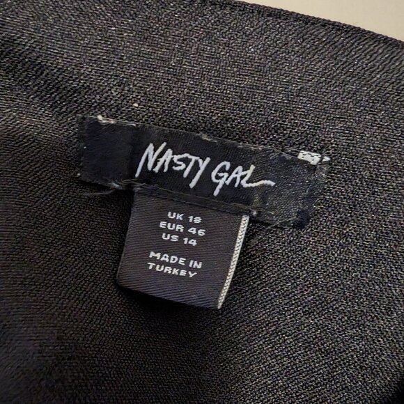 Nasty Gal Mesh Insert Tailored Dress | 14 - Picture 4 of 5